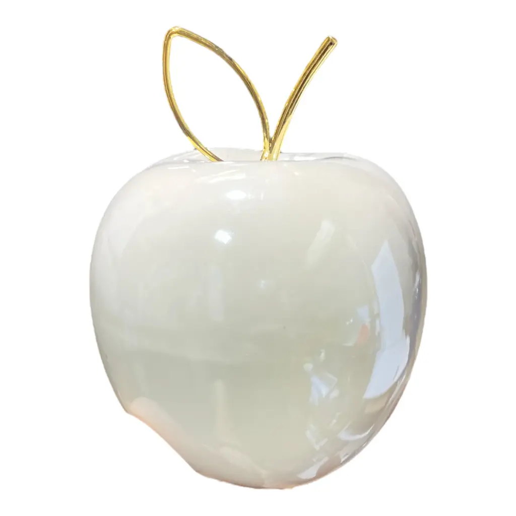 MANZANA DECOR DE PORCELANA 9X9X11CM