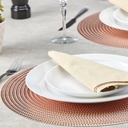 INDIVIDUAL ORO ROSA REDONDO 38CM