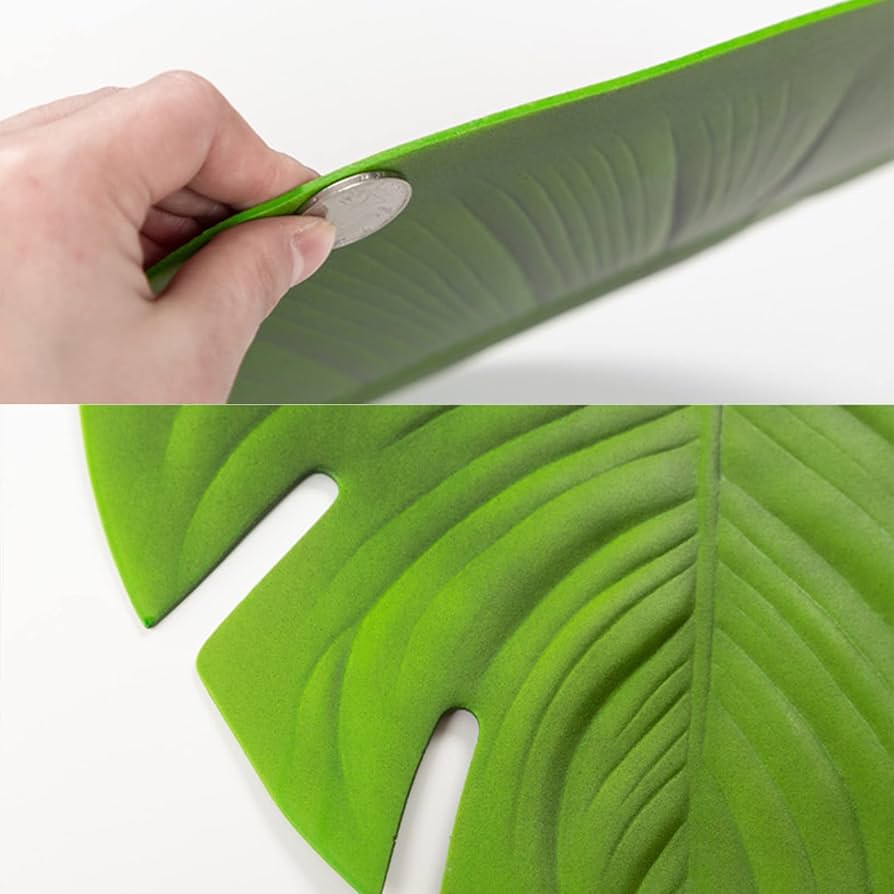 INDIVIDUAL HOJA VERDE 46X40CM