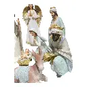 NACIMIENTO BEIGE RESINA TGGS-111876 11X11X31CM