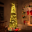 ARBOL DE NAVIDAD DE CUERPO TIPO LAPIZ 7 PIES 215CM