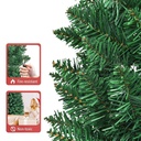 ARBOL DE NAVIDAD DE CUERPO TIPO LAPIZ 7 PIES 215CM