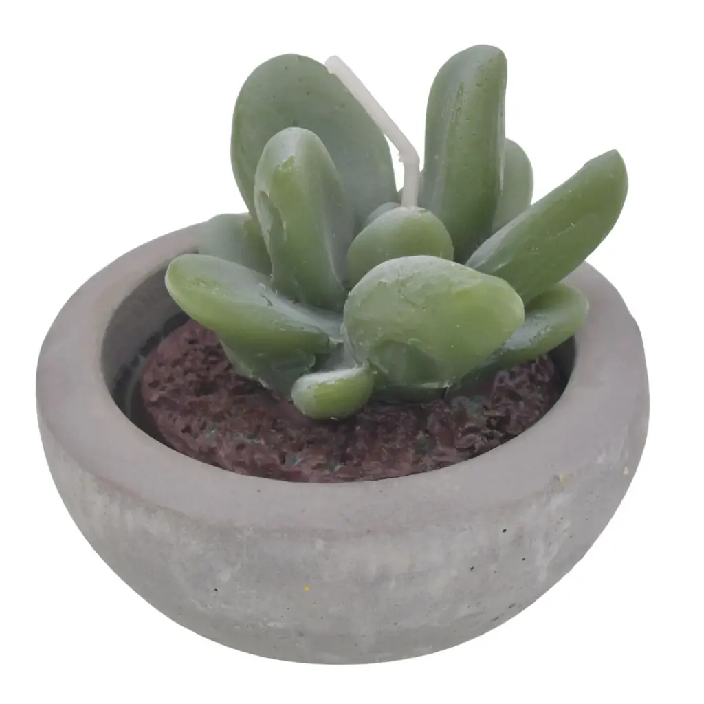 VELA DECORATIVA 6 COLORES REF:ES27701 7.5X8.5CM  