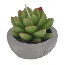 VELA DECORATIVA 6 COLORES REF:ES27701 7.5X8.5CM  