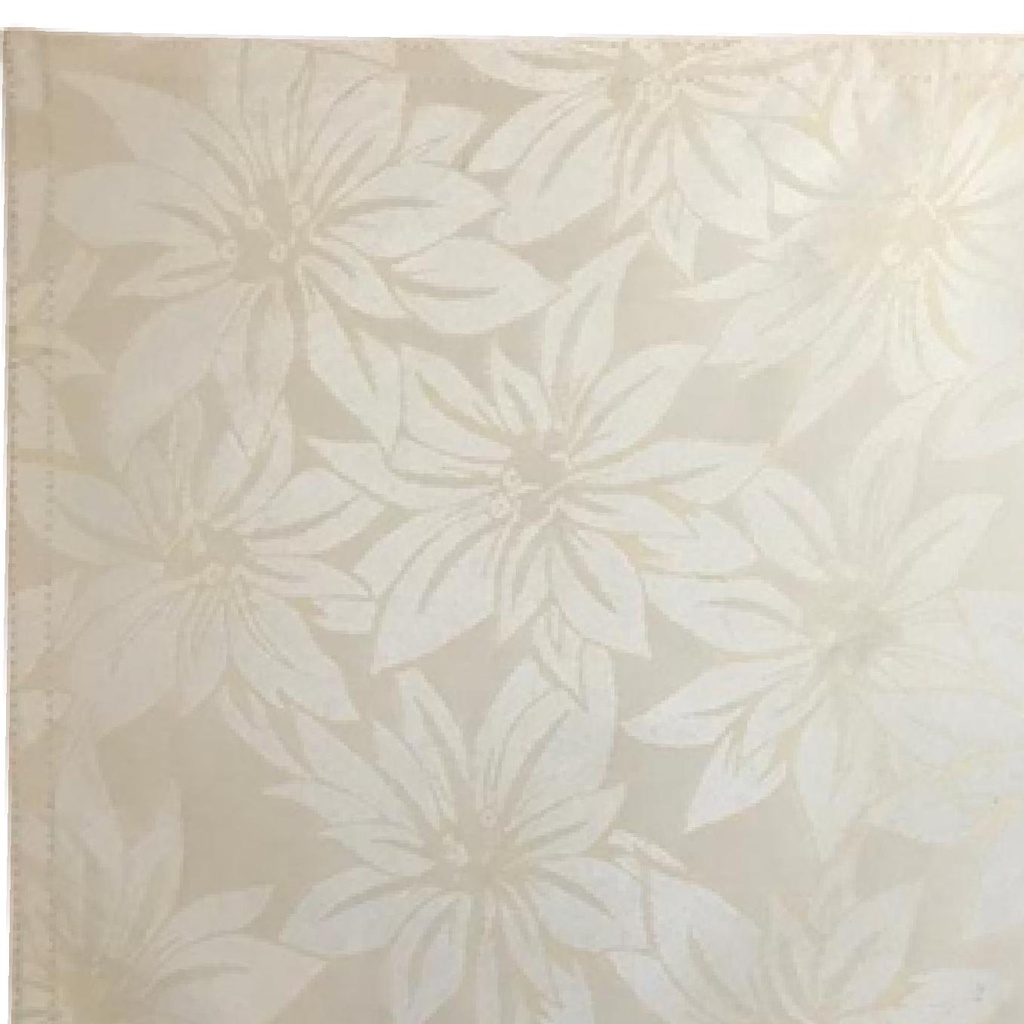 CAMINO DE MESA NAVIDEÑO PONSETIA BEIGE 33X180CM 