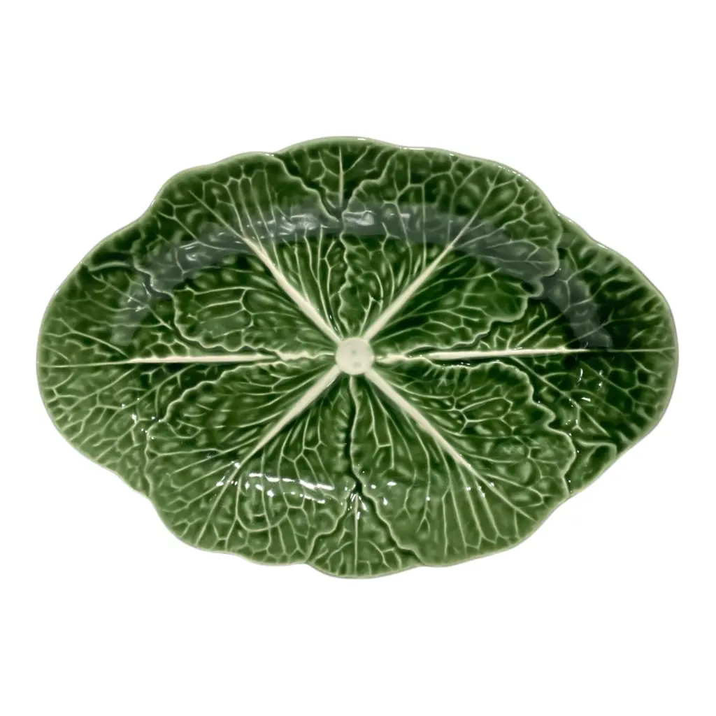 BANDEJA DE PORCELANA LECHUGA REF:SAN5600 30.5X21X3CM