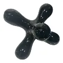 ESCULTURA JAX O HEXAGONAL A FLO DE PORCELANA 15X15X15CM