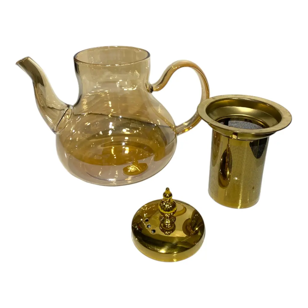 TETERA DE VIDRIO AMBAR 1LITRO