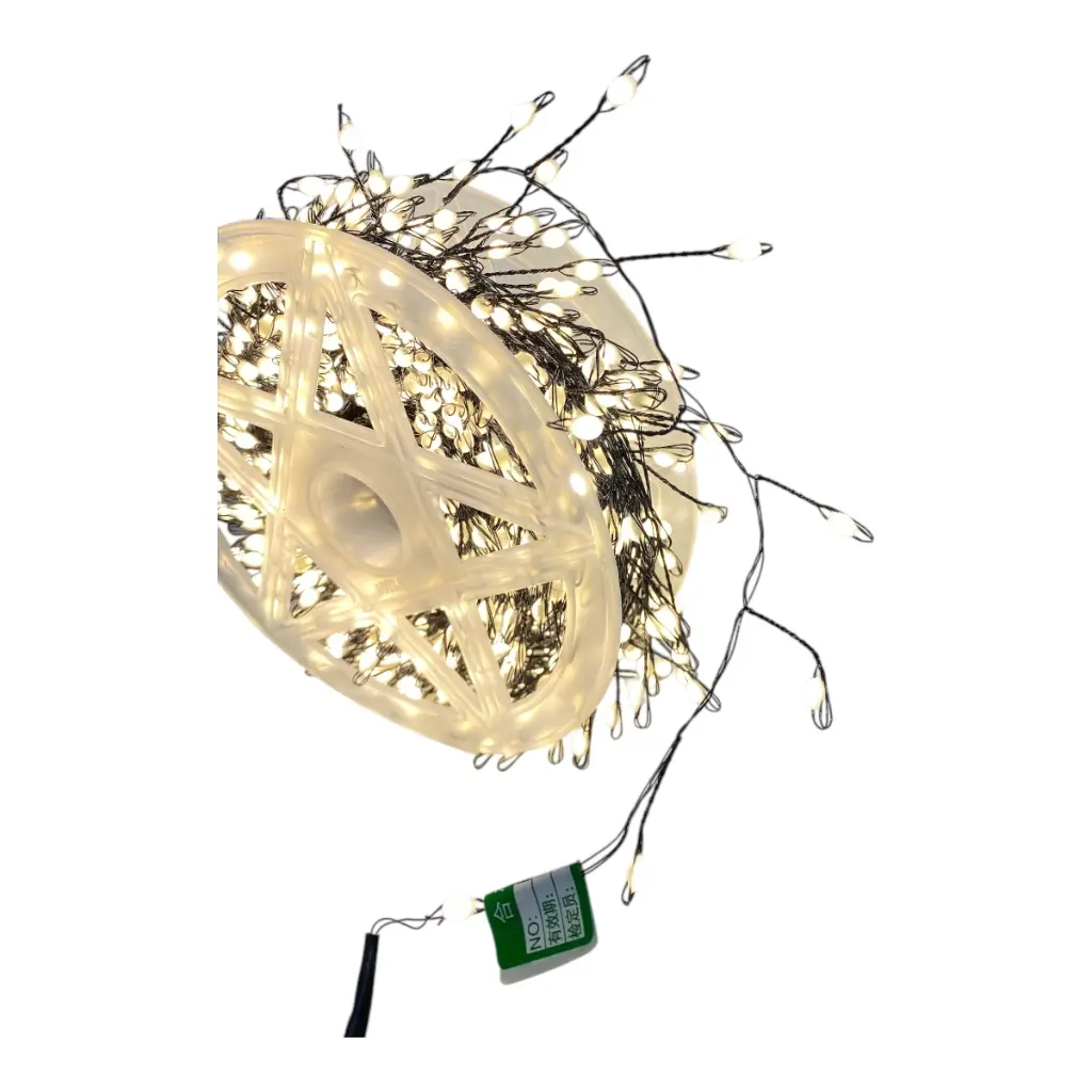 LUZ LED 24M X 800L MICRO LED NEUTRA C/CONTROL REMOTO EN ROLLO CONECTOR USB