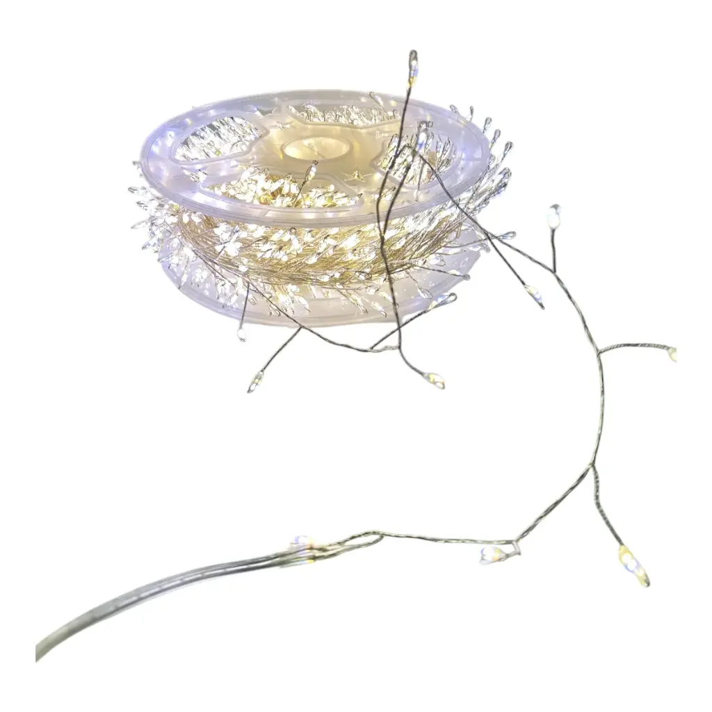 LUZ LED 30M X 1000L MICRO LED BLANCA/CALIDA REMOTO EN ROLLO 