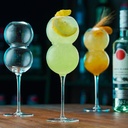 COPA DOBLE BURBUJA DE VIDRIO DE 150ML