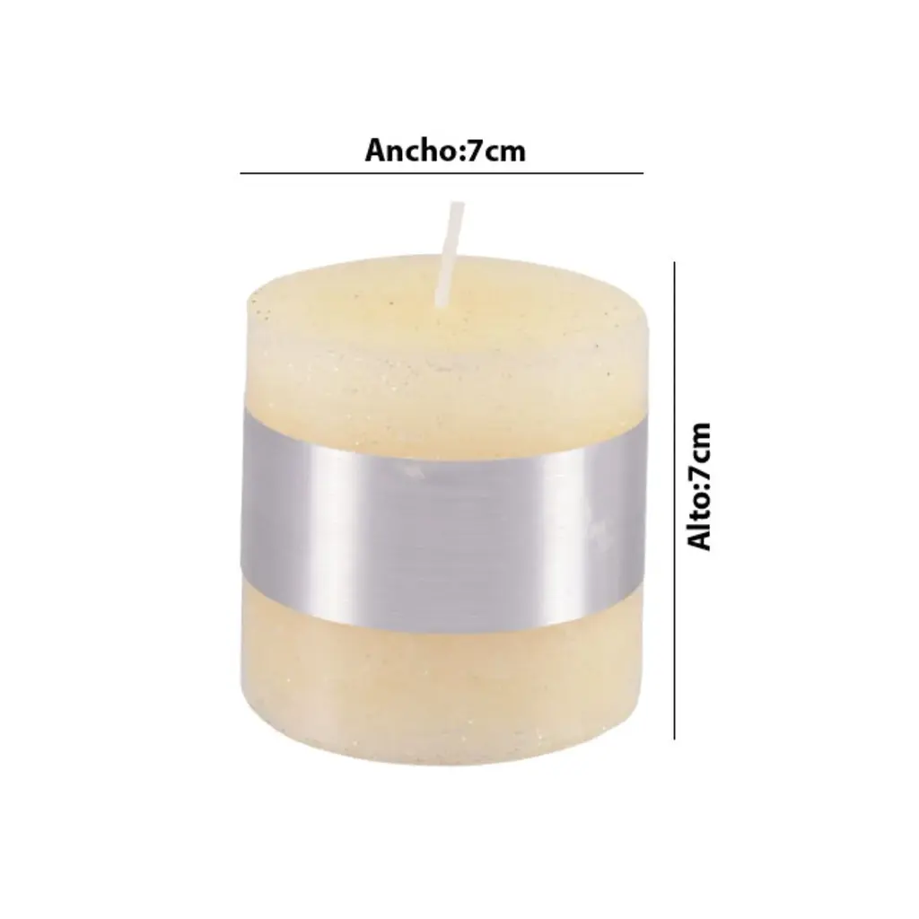 VELA DECOR. BLANCA ES23108 6.7X7CM