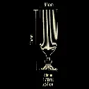 SET DE COPAS 6PCS. CRISTAL AMBAR