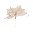 FLOR NAVIDEÑA CHAMPAGNE Ref:DS-2023584 \ DS-2023599 32CM
