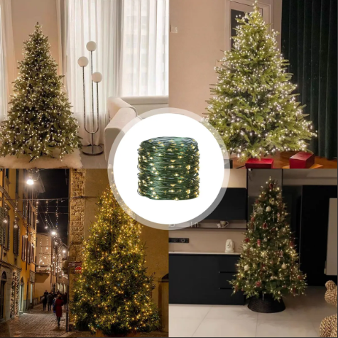 LUCES NAVIDEÑAS 1000MICROLED 100MTS