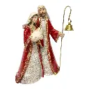 SAGRADA FAMILIA POLIRESINA ROJO 12X8X17CM