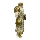 NOEL DORADO/BLANCO POLIRESINA 10X8X29CM