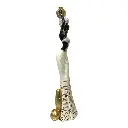 AFRICANA DECOR POLIRESINA 13X9X40CM