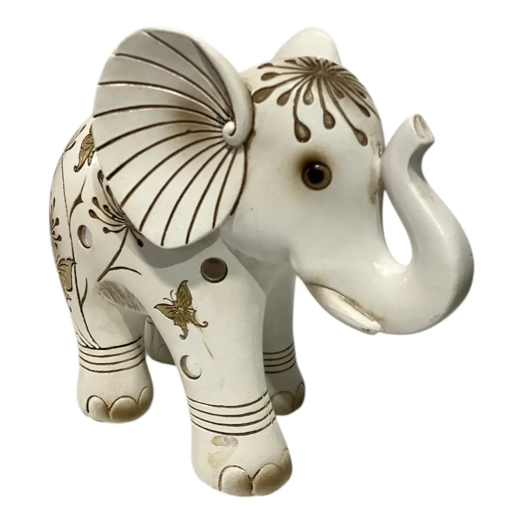 ELEFANTE POLIRESINA MOCCA 20X10X16CM