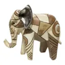 ELEFANTE POLIRESINA MOCCA 26X13X22CM