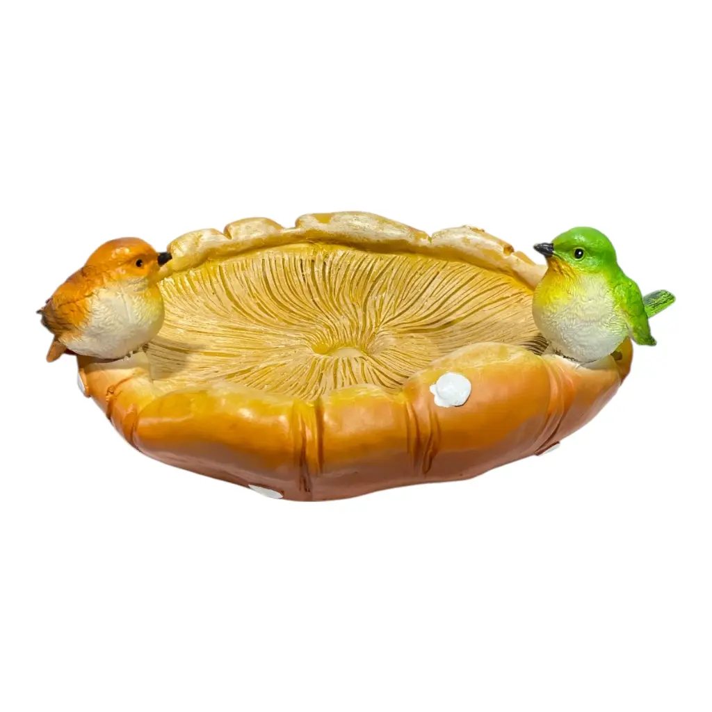 ADORNO FUENTE DE PAJARO ARTF. POLIRESINA 26X20X11CM
