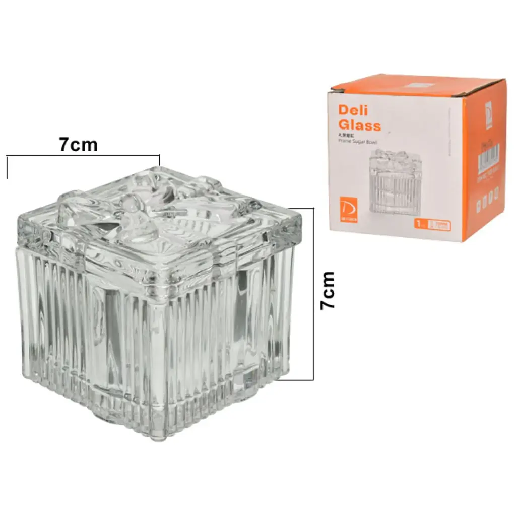 JOYERO DE VIDRIO REF:SUG796/G/TG31-3.5/L1 7X7X7CM