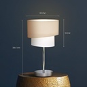 LAMPARA DE MESA 20X20X40CM