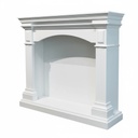 CHIMENEA BLANCA 110X26X100CM