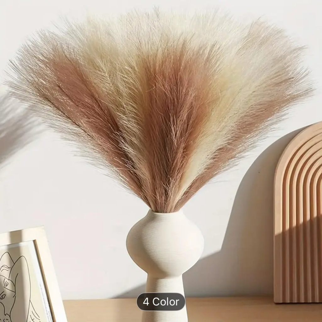 HIERBA PAMPAS 20 PIEZAS 42CM 4 COLORES