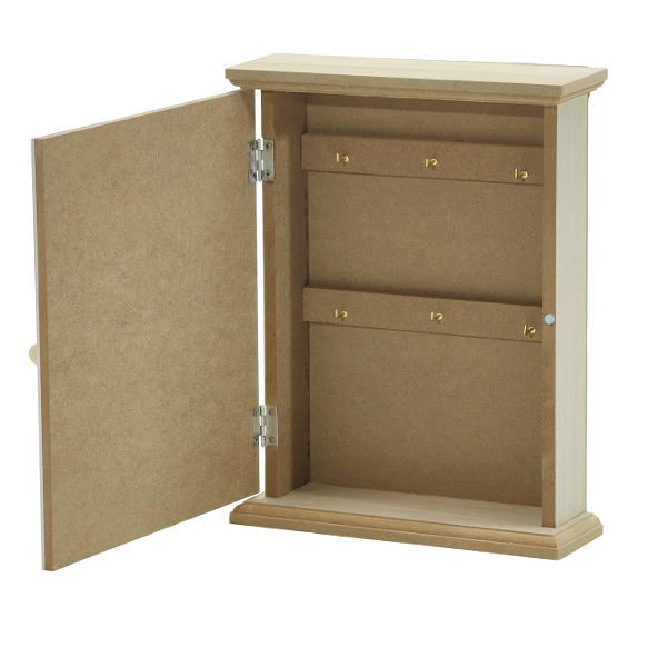 PORTALLAVES DE MADERA 21X27X7CM S40239