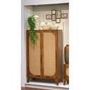 FLORERO DE PORCELANA BEIGE 15X25X14CM CONCEPT