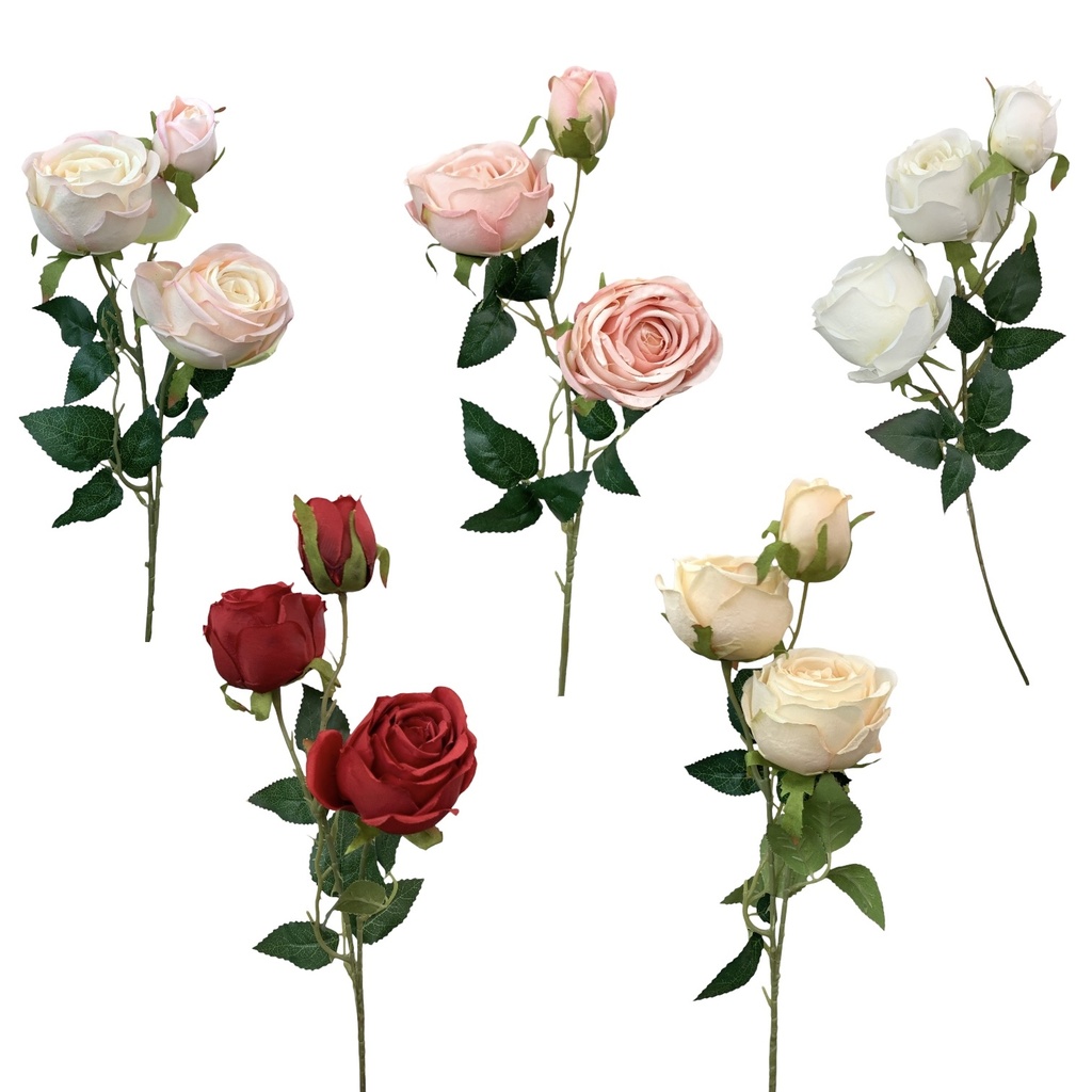 ROSAS 3 BOTONES 9X63CM