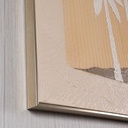 CUADRO AL OLEO C/MARCO PALMERAS 70X110CM