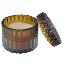 VELA AROMATICA CANDELABRO DE VIDRIO C/TAPA REF:ES28017 9X8.5CM