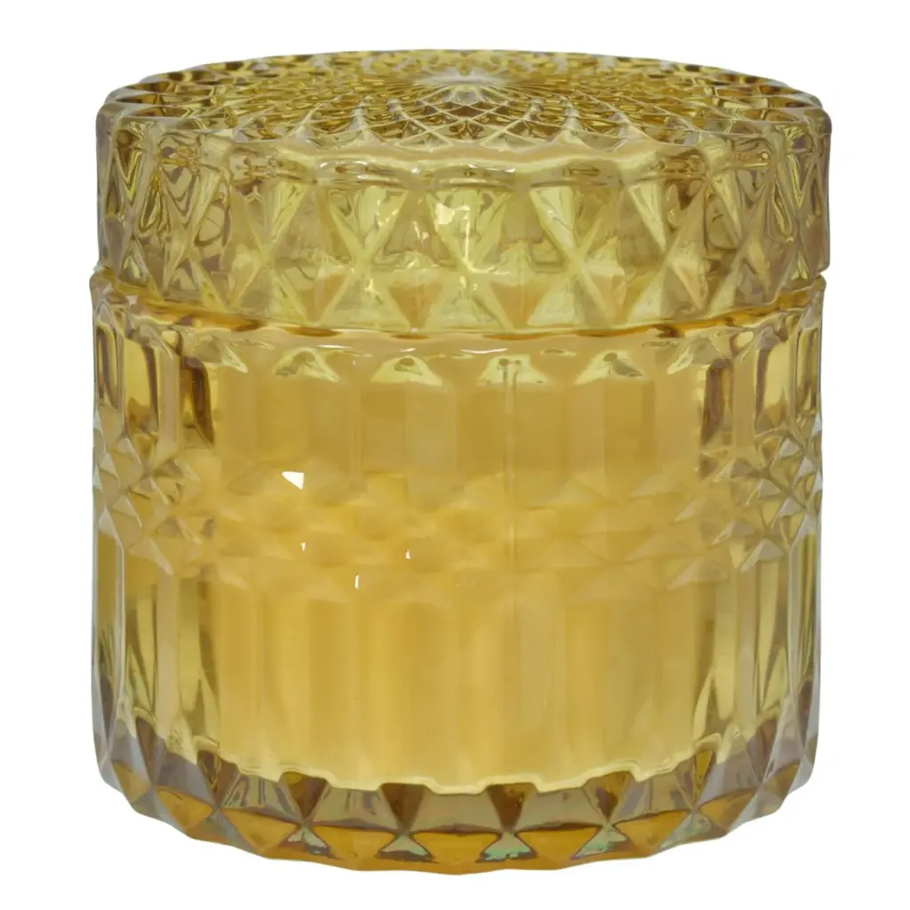 VELA AROMATICA CANDELABRO DE VIDRIO C/TAPA REF:ES28017 9X8.5CM