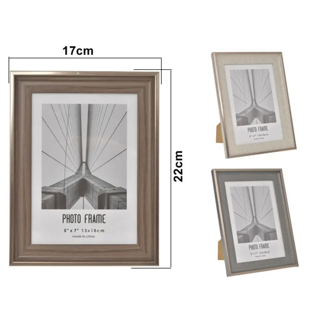 PORTA RETRATO COLORES SURTIDOS REF:HM1144 5"X7" 13X18CM  