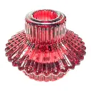 CANDELABRO DE VIDRIO COLOR SURT. REF:HM1193 8X5CM