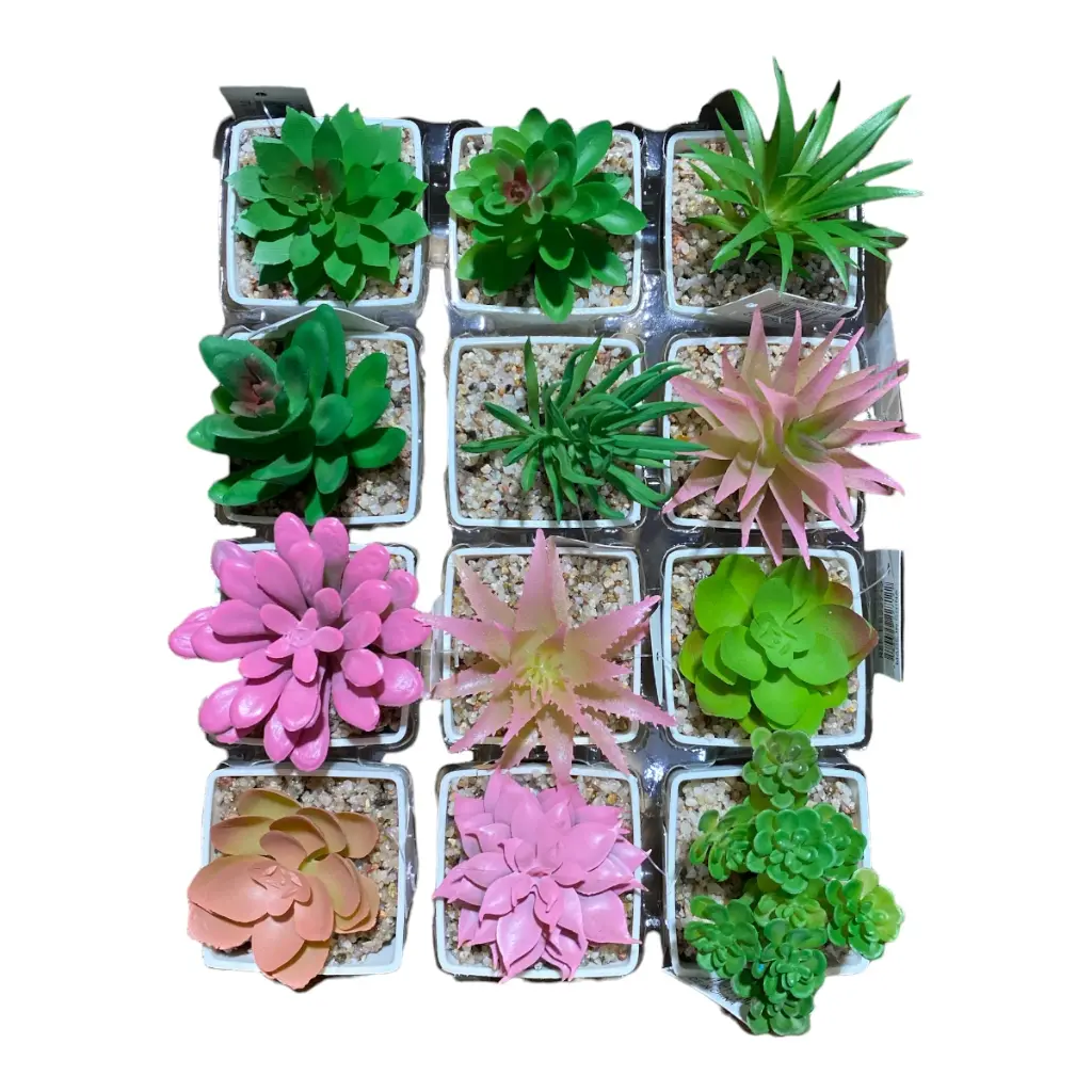 SUCULENTA ARTF. EN MACETA REF:ES22714 5X7CM