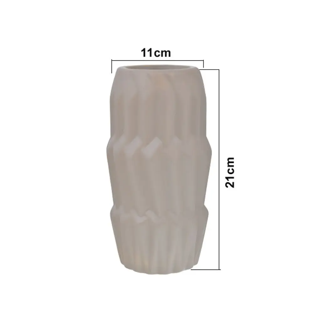 FLORERO DE CERAMICA REF:HM0888 10X18CM