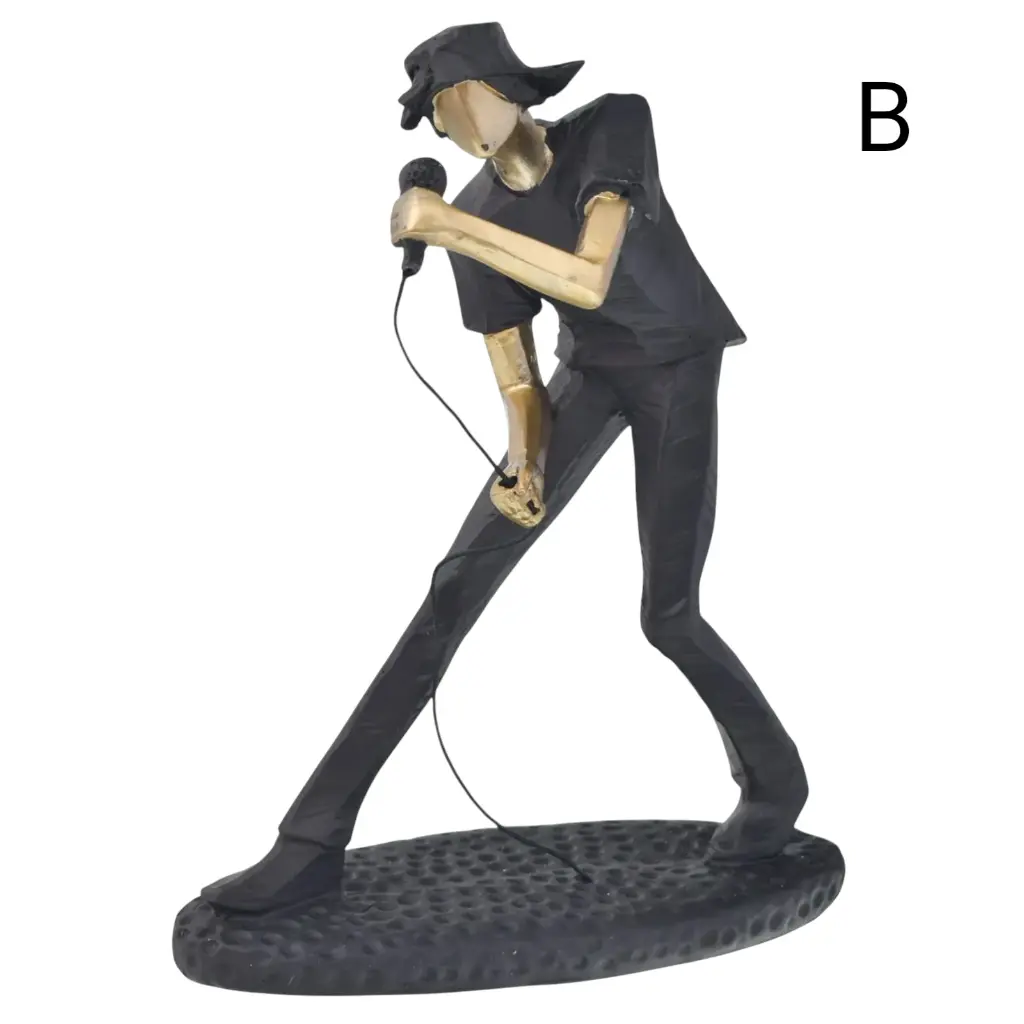 CANTANTE POLIRESINA 2 COLORES REF:HM0946 17X8X21CM