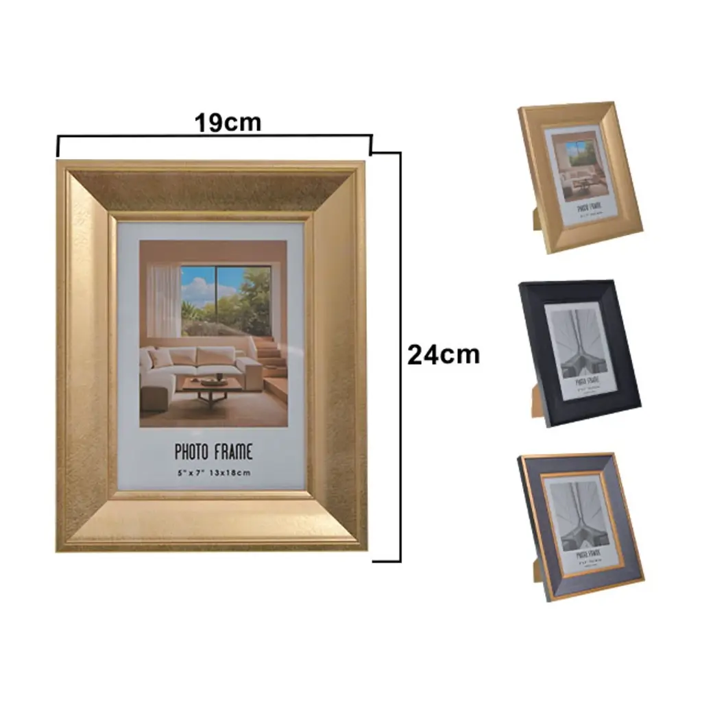 PORTA RETRATO SURT. REF:HM1081 5"X7" 13X18CM  