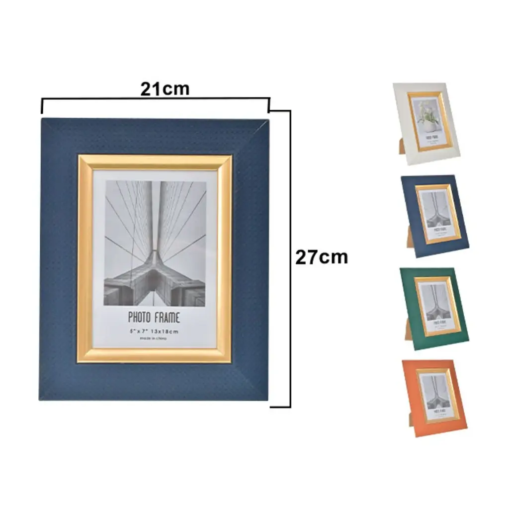 PORTA RETRATO SURT. REF:HM1081 5"X7" 13X18CM  