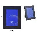 PORTA RETRATO NEGRO METALICO REF:ES28351 5"X7" 13X18CM      