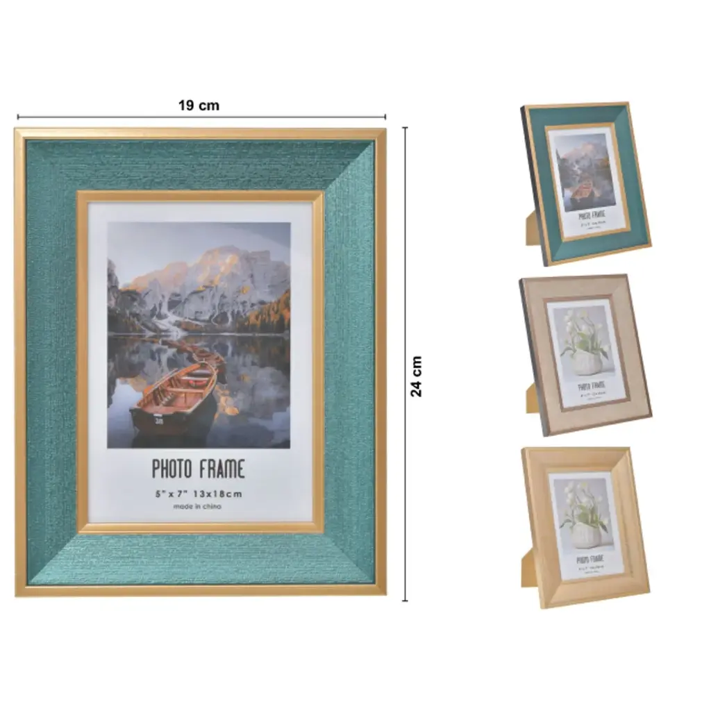 PORTA RETRATO SURT. REF:HM1120 5"X7" 13X18CM       