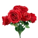 RAMO DE ROSAS 50CM 9ROSAS DE 11CM