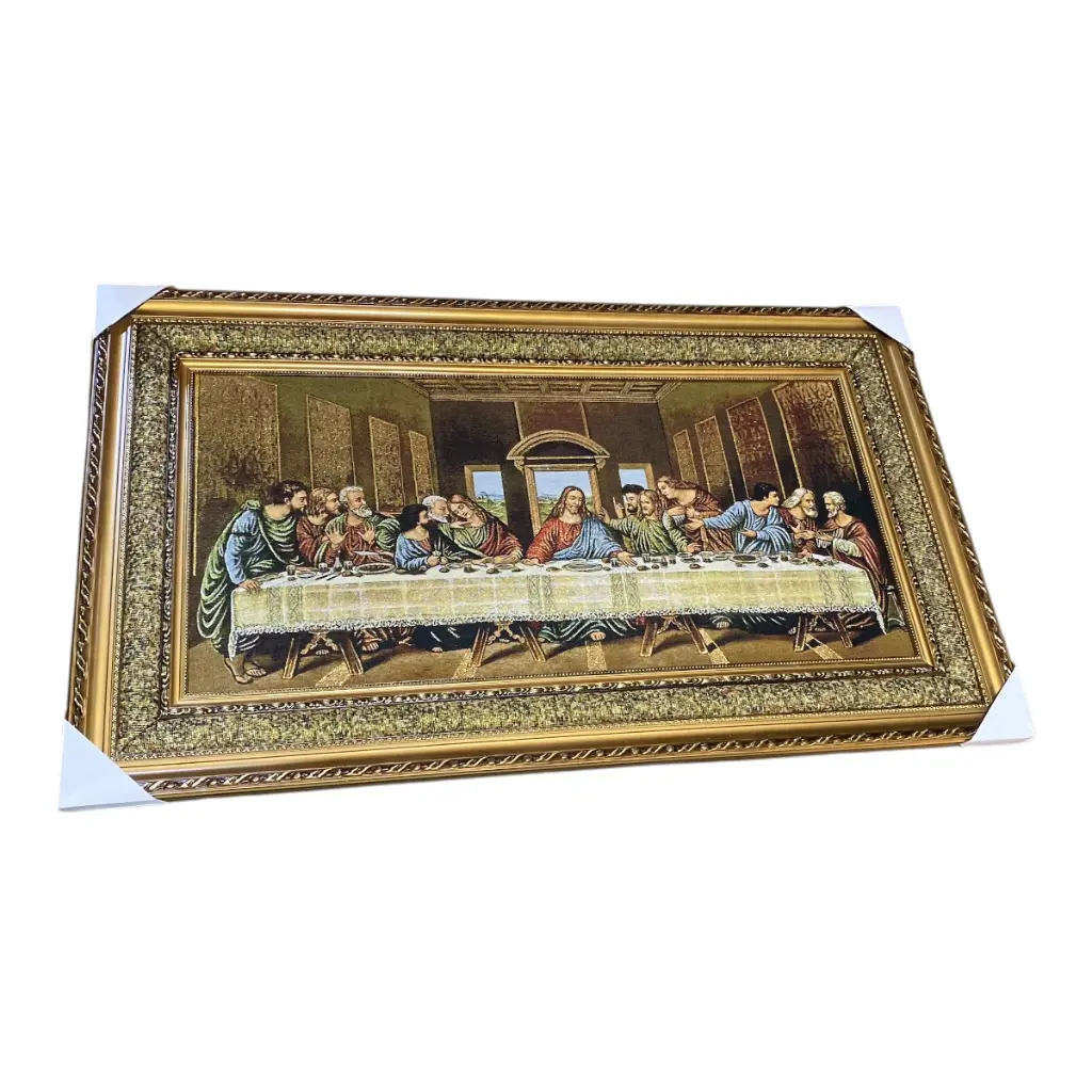 CUADRO ULTIMA CENA CON GOBELINO 60X100 CM