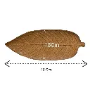 BANDEJA DE MADERA HOJA 59X21CM