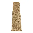 CAMINO DE MESA CAQUI TEJIDO RUSTICO 120X30.5CM