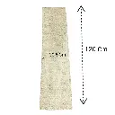 CAMINO DE MESA CAQUI TEJIDO RUSTICO 120X30.5CM