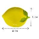 BNADEJA FORMA DE LIMON DE CERAMICA 26X18X3CM